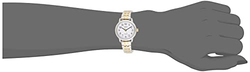 Timex Women's T2P298 Easy Reader 25mm Dress Two-Tone Stainless Steel Expansion Band Watch