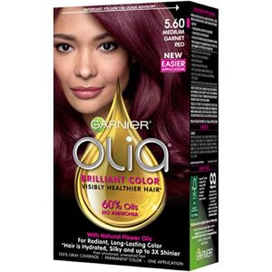 Garnier Olia Ammonia Free Hair Color [5.60] Medium Garnet Red 1 ea