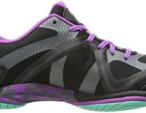 Ryka Women's Influence Black/Sugar Plum/Vivid Aqua Training Shoe 8.5 M US