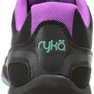 Ryka Women's Influence Black/Sugar Plum/Vivid Aqua Training Shoe 8.5 M US