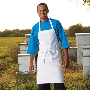 Uncommon Threads mens Restaurant Bib Apron, White, One Size US