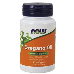 "now foods oregano oil enteric coated softgels 90 capsules (pack of 2)"