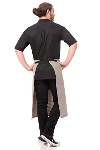 Chef Works Unisex Portland Bistro Apron, Black, One Size