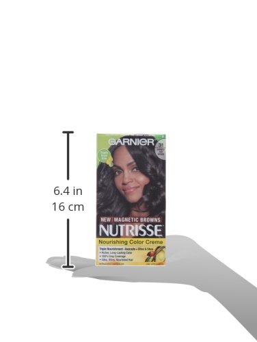 Garnier Nutrisse Nourishing Color Creme, 31 Darkest Ash Brown