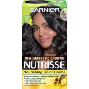 Garnier Nutrisse Nourishing Color Creme, 31 Darkest Ash Brown