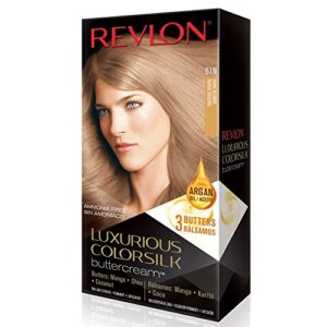 revlon luxurious colorsilk buttercream, dark blonde