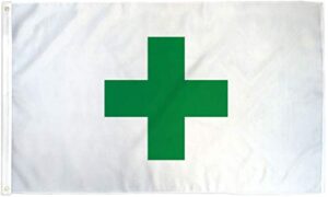 home and holiday flags 3x5 green cross medical marijuana dispensary flag business banner sign