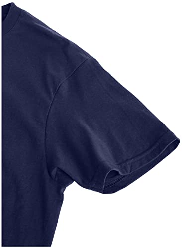 Hanes Men's Nano Premium Cotton T-Shirt (Pack of 2), Navy, X-Large