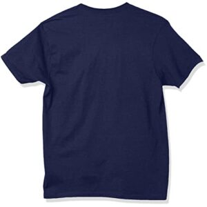 Hanes Men's Nano Premium Cotton T-Shirt (Pack of 2), Navy, X-Large