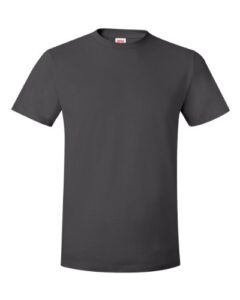 hanes men's big and tall nano premium cotton t-shirt (pack of 2), smoke gray, 3x-large