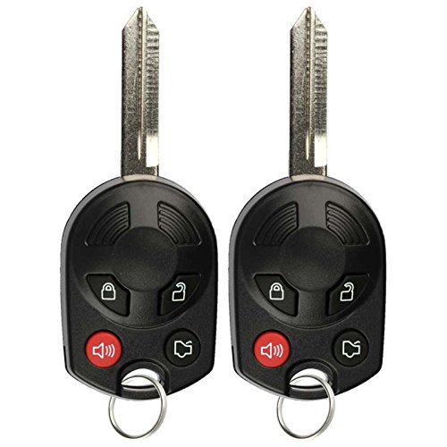 KeylessOption Keyless Entry Remote Control Car Key Fob Replacement for OUCD6000022 (Pack of 2)