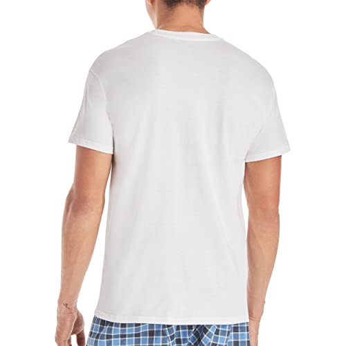 Hanes Men Hanes Men's Tagless Cotton V-neck Undershirts Tees, Multiple Packs & Colors Available