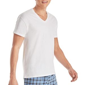 Hanes Men Hanes Men's Tagless Cotton V-neck Undershirts Tees, Multiple Packs & Colors Available