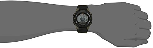 Timex Men's T49993 Expedition Full-Size Digital CAT Green/Black Mixed Material Strap Watch