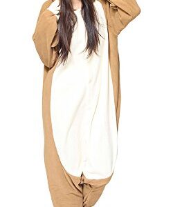 SAZAC Sloth Kigurumi - Onesie Jumpsuit Halloween Costume (Adults)