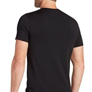 Jockey Men's T-Shirts Slim Fit Cotton Stretch Crew Neck T-Shirt - 2 Pack, Black, XL