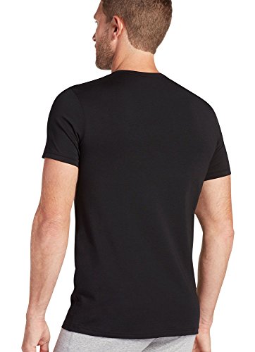 Jockey Men's T-Shirts Slim Fit Cotton Stretch Crew Neck T-Shirt - 2 Pack, Black, XL