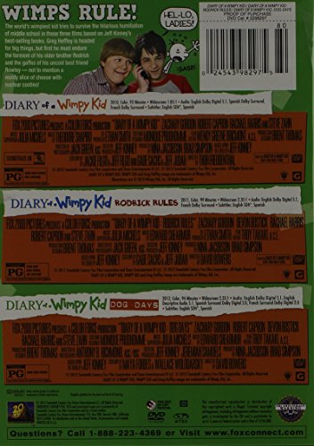 Diary of a Wimpy Kid 1, 2 & 3