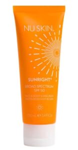 nu skin sunright 50 broad spectrum spf 50 face and body sunscreen