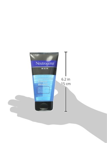 Neutrogena Men's Invigorating Daily Foaming Gel Face Wash, Energizing & Refreshing Oil-Free Facial Cleanser for Men, 5.1 fl. oz