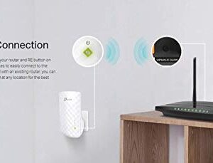 TP-Link AC750 Wifi Range Extender | Up to 750Mbps | Dual Band WiFi Extender, Repeater, Wifi Signal Booster, Access Point| Easy Set-Up | Extends Wifi to Smart Home & Alexa Devices (RE200)