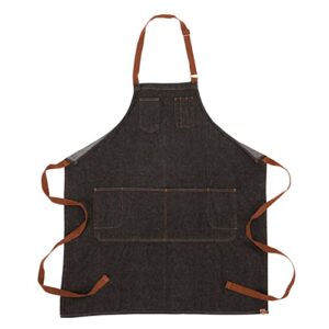 Chef Works Unisex Memphis Bib Apron, Black, One Size