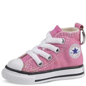 converse key chain all star chuck taylor sneaker keychain authentic, womens (pink/white), 3 x 2.8 x 0.9 inches
