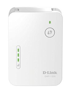 d-link wifi extender n300 range wall signal booster ethernet wireless internet network repeater (dap-1330)