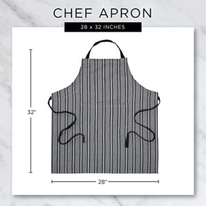 DII Everyday Basic Kitchen Collection, Chef Apron, Aqua