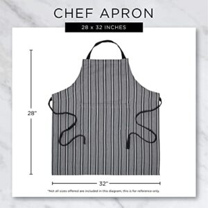 DII Everyday Basic Kitchen Collection, Chef Apron, Aqua