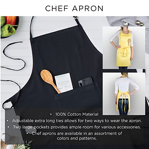 DII Everyday Basic Kitchen Collection, Chef Apron, Aqua