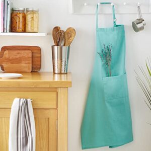 DII Everyday Basic Kitchen Collection, Chef Apron, Aqua