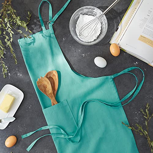 DII Everyday Basic Kitchen Collection, Chef Apron, Aqua