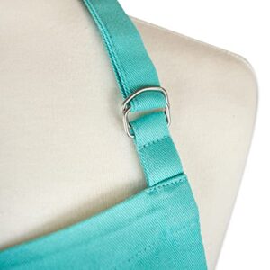 DII Everyday Basic Kitchen Collection, Chef Apron, Aqua