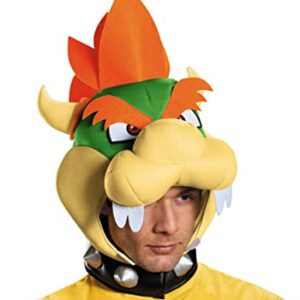 Disguise Men's Bowser Headpiece Costume Accessory - Adult, Multi, One Size