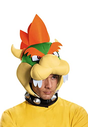 Disguise Men's Bowser Headpiece Costume Accessory - Adult, Multi, One Size