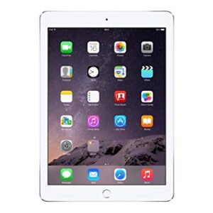 2014 Apple iPad Air 2 (9.4 inch, Wi-Fi, 64GB) Silver (Renewed)