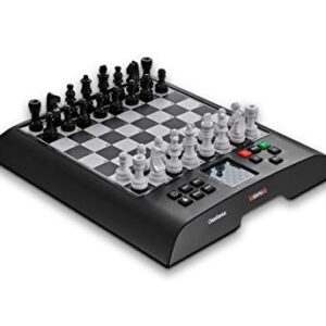 Chess Genius Electronic Chess Board Set by Millennium - Play Chess at Any Level - for Beginners to Advanced Players - Portable - Educational and Entertaining – Play with Friends or AI - M810