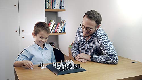 Chess Genius Electronic Chess Board Set by Millennium - Play Chess at Any Level - for Beginners to Advanced Players - Portable - Educational and Entertaining – Play with Friends or AI - M810