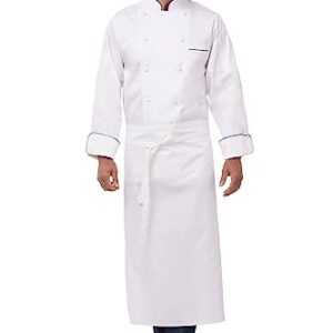 Chef Works Unisex Tapered Apron, White, One Size