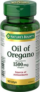nature's bounty oil of oregano 1500 mg 90 liquid softgels (packaging may vary)