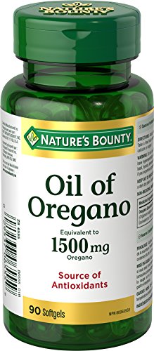 Nature's Bounty Oil of Oregano 1500 mg 90 Liquid Softgels (Packaging May Vary)