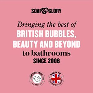 Soap & Glory Face Soap & Clarity Vitamin C Face Wash - 3-in-1 Exfoliating Face Wash for All Skin Types - Makeup Remover with Vitamin C & Exfoliating Beads to Unclog Pores (350ml)