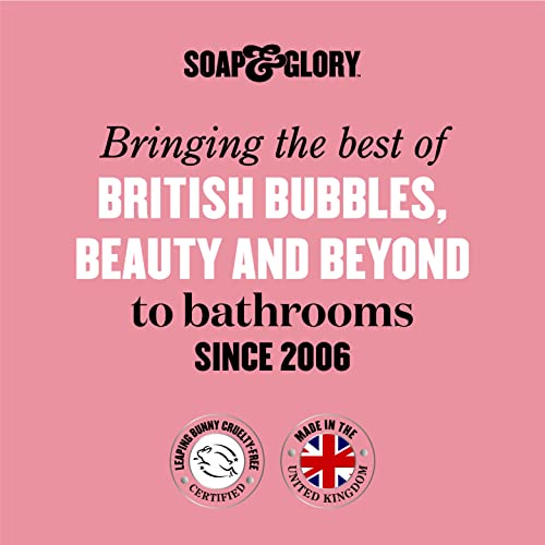 Soap & Glory Face Soap & Clarity Vitamin C Face Wash - 3-in-1 Exfoliating Face Wash for All Skin Types - Makeup Remover with Vitamin C & Exfoliating Beads to Unclog Pores (350ml)