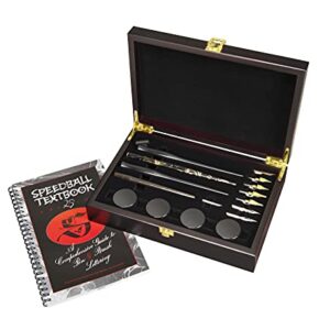 Speedball Calligraphy Collector's Kit - 4 Pen Holders, 8 Nibs, 3 Inks, Pen Cleaner, and Speedball Textbook