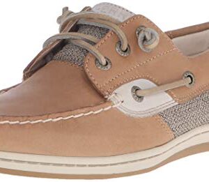 Sperry Womens Songfish Boat Shoe, Linen Oat, 9.5