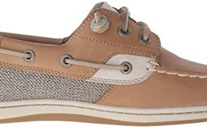 Sperry Womens Songfish Boat Shoe, Linen Oat, 9.5