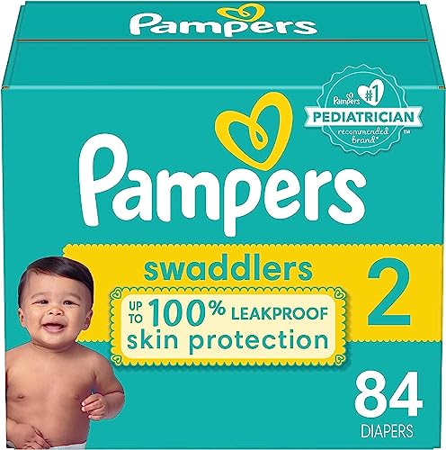 Pampers Swaddlers Newborn Diaper Size 2 84 Count