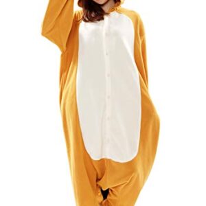 SAZAC Platypus Kigurumi - Onesie Jumpsuit Halloween Costume (Adults, Brown)