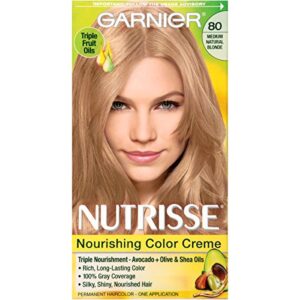 garnier nutrisse nourishing color creme 80 medium natural blonde (butternut)